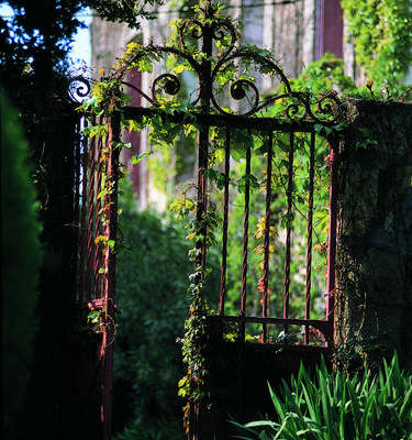 wrought iron gate