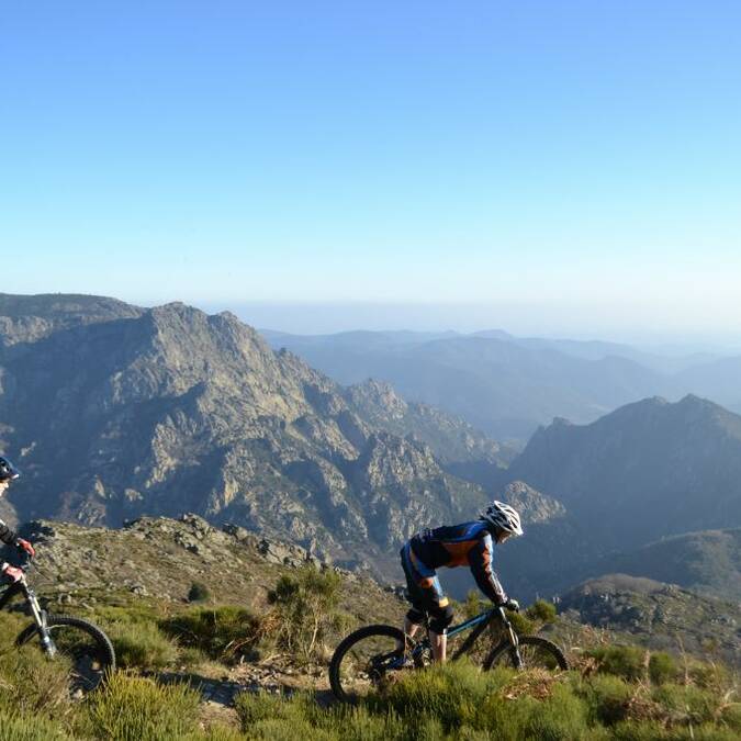 Mountain biking on the Caroux plateau
